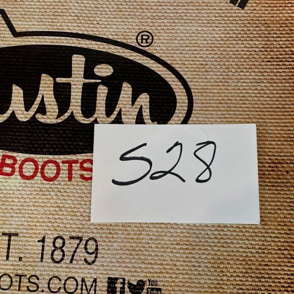 Justin JB3000 Men's Black Leather Boots Size 9.5 EE - Picture 16 of 16